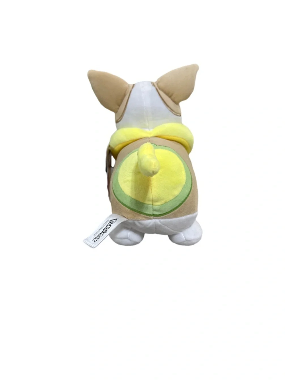 Plush Small Pokemon Toy in Yellow, Pink & Tan with Heart Bow